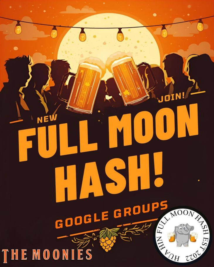 Hua Hin Full Moon Hash Google Group logo